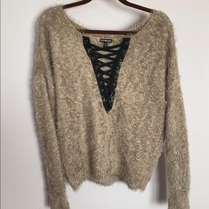 EXPRESS Fur sweater